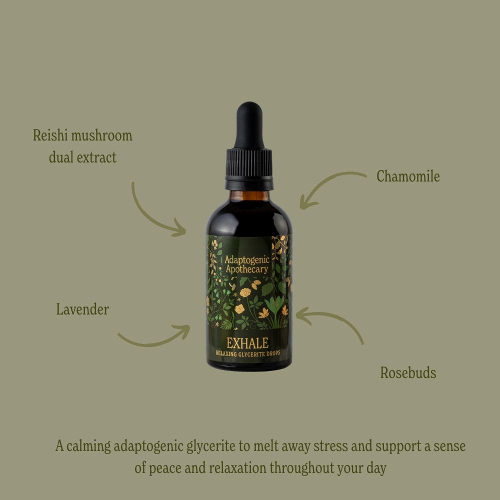 Exhale – For Instant Calm In Easy To Use Glycerite Drops