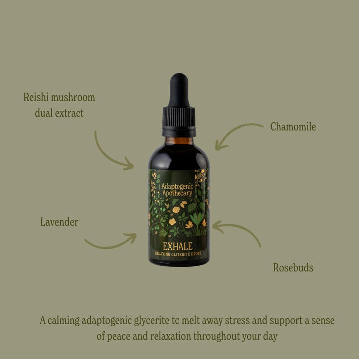 Exhale – For Instant Calm In Easy To Use Glycerite Drops