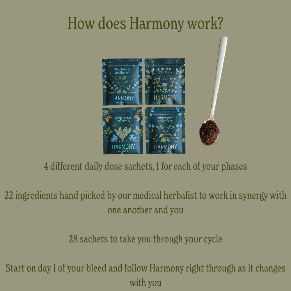 Harmony – For Menstrual Cycles, Peri, PMS, PCOS, PMD, Etc