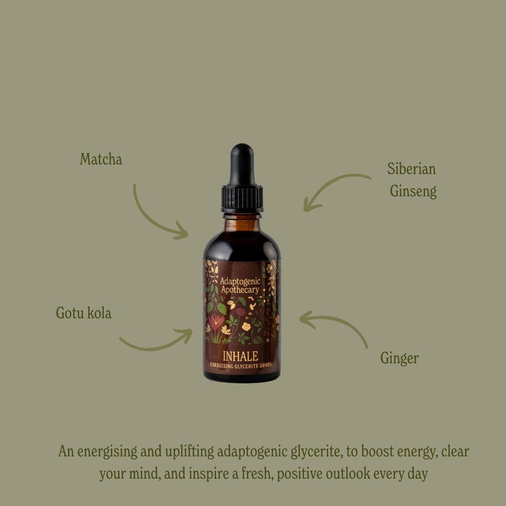 Inhale – For Improved Energy In Easy To Use Glycerite Drops