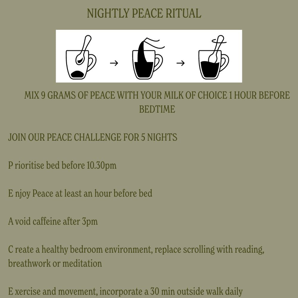 Peace – For Deeper, Longer Sleep and Relaxation
