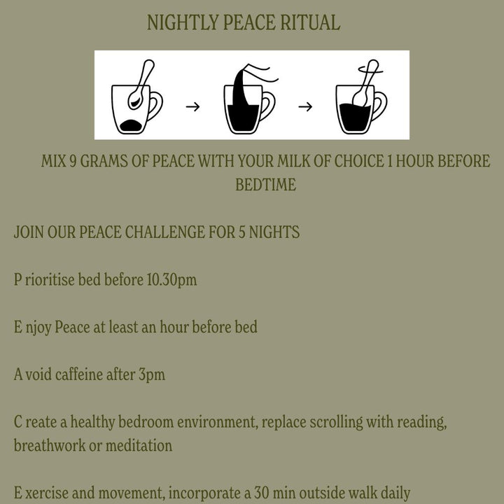 Peace – For Deeper, Longer Sleep and Relaxation