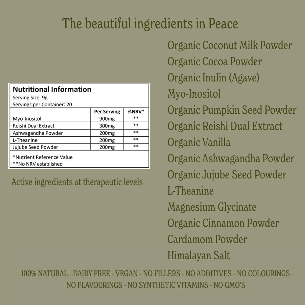 Peace – For Deeper, Longer Sleep and Relaxation