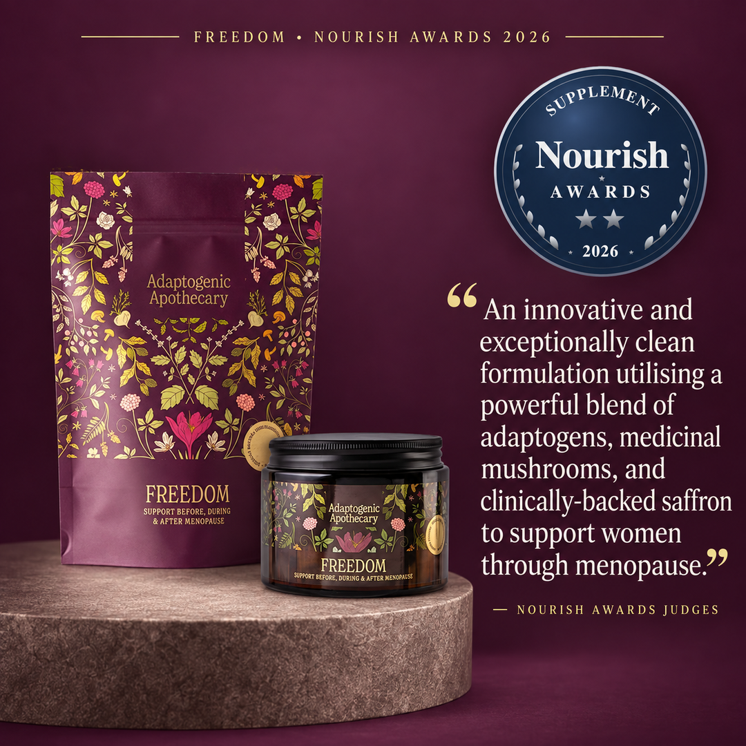Freedom — Steadier Days Start Here. Herbalist-formulated for peri, menopause &amp; post-menopause