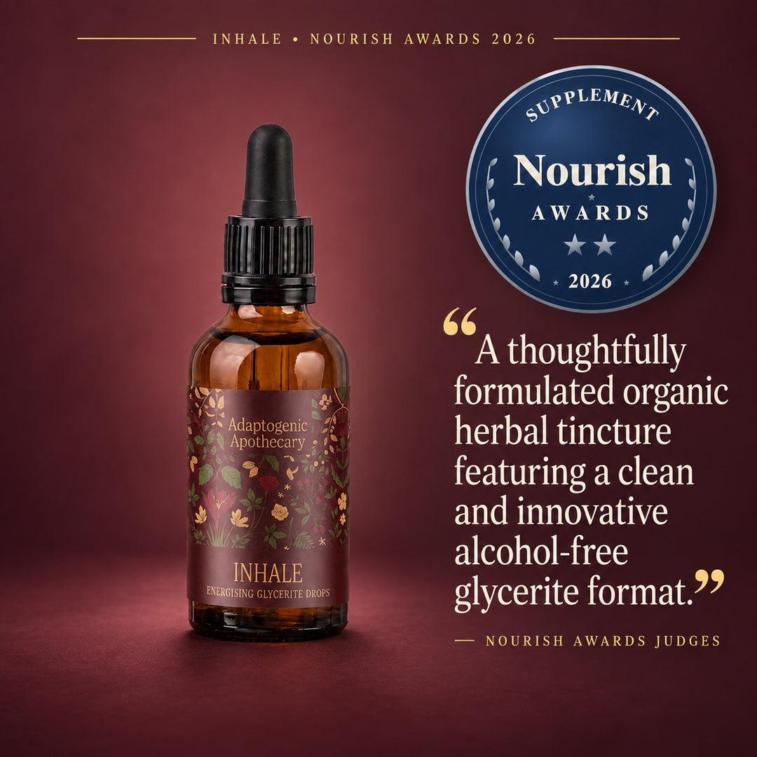 Inhale – For Improved Energy In Easy To Use Glycerite Drops